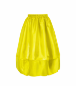 Fusta Ballon din tafta de lux, Olive