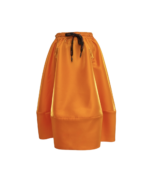 Fusta Ballon din tafta de lux, Portocaliu