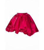 Fusta mini tip balon din tafta, Fucsia