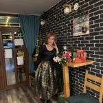 Fusta Lalea din kapitone fin cu aspect matlasat, Auriu photo review