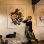 Fusta Lalea din kapitone fin cu aspect matlasat, Auriu photo review