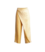 Pantaloni Chic din organza,  Auriu