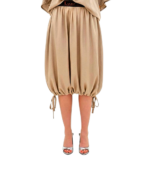 Fusta-pantalon pirat 3/4, vascoza, Mocha