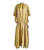 Rochie kimono, organza, Auriu