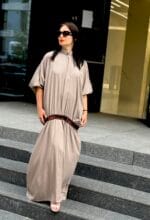 Rochie kimono, vascoza, Gri - imagine 13