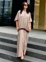 Rochie kimono, vascoza, Gri - imagine 14