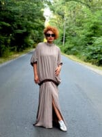 Rochie kimono, vascoza, Gri - imagine 10