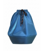 Fusta Ballon din tafta de lux, Albastru