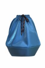 Fusta Ballon din tafta de lux, Albastru - imagine 7