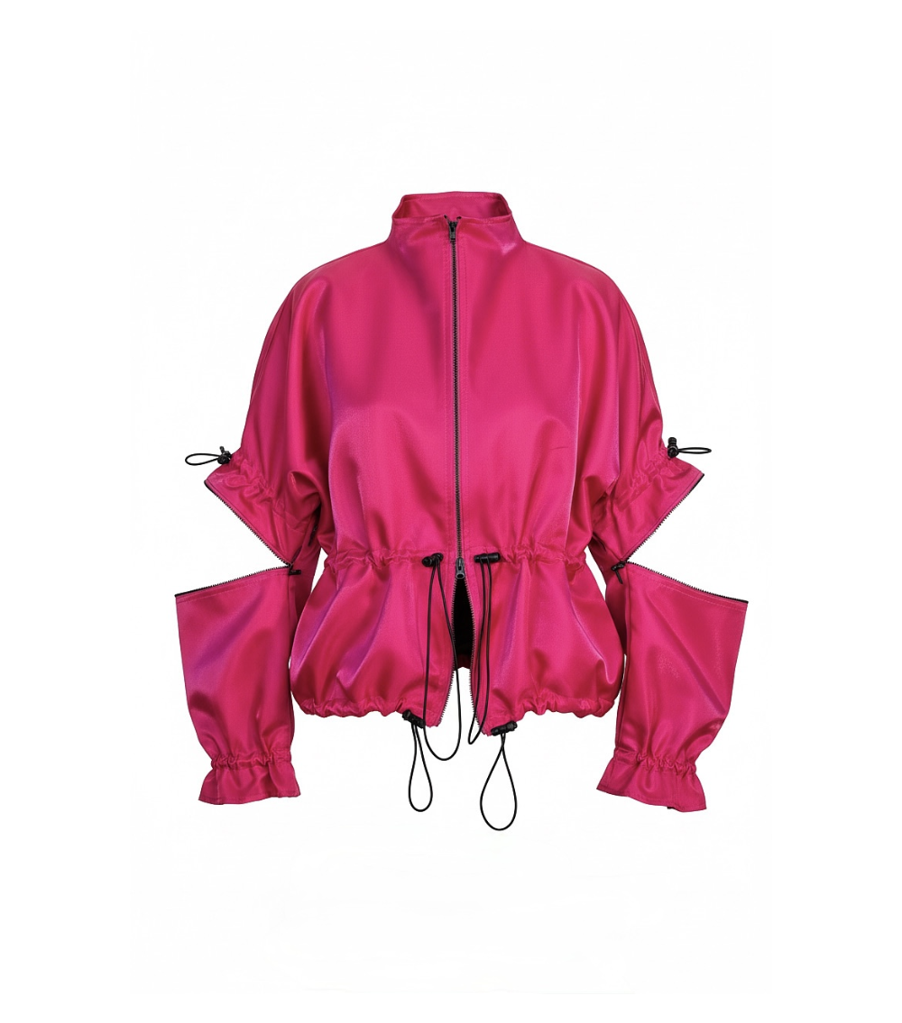 Jacheta Versa, tafta de lux, Fucsia Jacheta Versa, tafta de lux, Fucsia - imagine 1