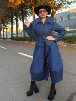 Jacheta Denim, Albastru - imagine 17