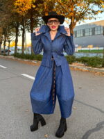 Jacheta Denim, Albastru - imagine 3