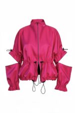 Jacheta Versa, tafta de lux, Fucsia - imagine 7