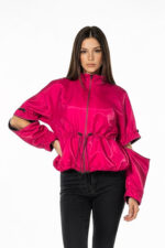 Jacheta Versa, tafta de lux, Fucsia - imagine 6