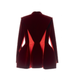 Sacou sculptural, Visiniu cu Rosu