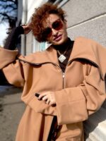 Jacheta Urban Volume, Stofa, Bej - imagine 5